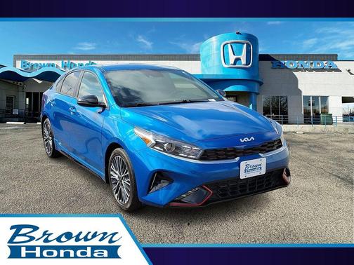Blue 2023 Kia Forte GT-Line