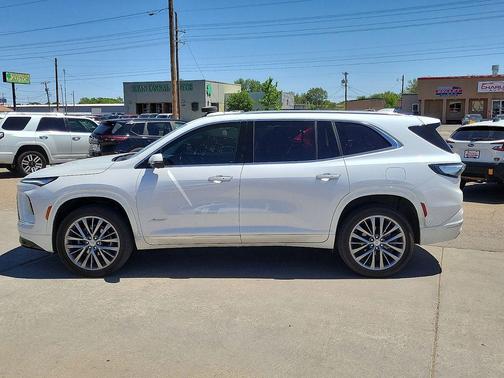 White Frost Tri-Coat 2025 Buick Enclave Avenir