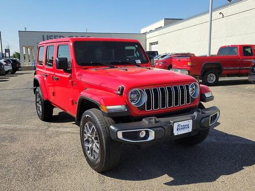 Firecracker Red Clearcoat 2025 Jeep Wrangler Sahara