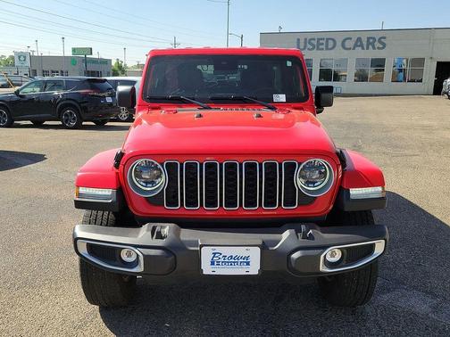 Firecracker Red Clearcoat 2025 Jeep Wrangler Sahara