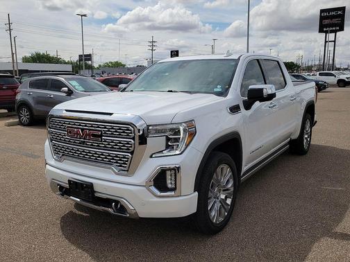 White Frost Tri-Coat 2021 GMC Sierra 1500 Denali