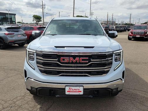 Glacier White 2026 GMC Sierra 1500 SLT