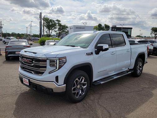 Glacier White 2026 GMC Sierra 1500 SLT