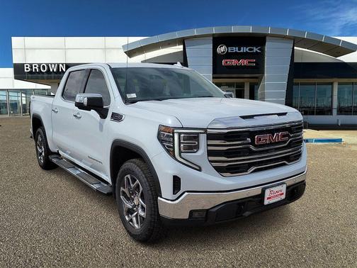 Glacier White 2026 GMC Sierra 1500 SLT