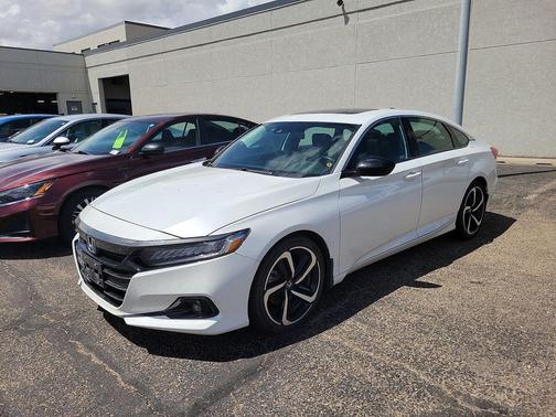 Platinum White 2022 Honda Accord Sport 2.0T