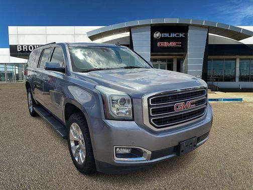 Satin Steel Metallic 2018 GMC Yukon XL SLE