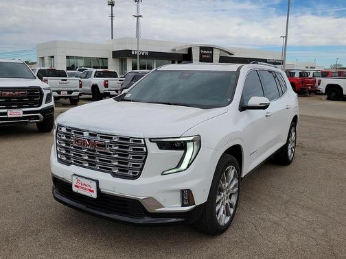 Summit White 2026 GMC Acadia Denali