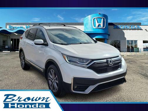 Platinum White Pearl 2021 Honda CR-V Touring
