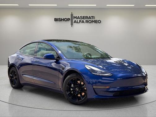 Blue 2021 Tesla Model 3 Standard Range Plus