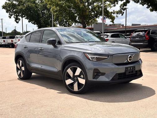 Thunder Gray Metallic 2023 Volvo C40 Recharge Pure Electric Twin Plus