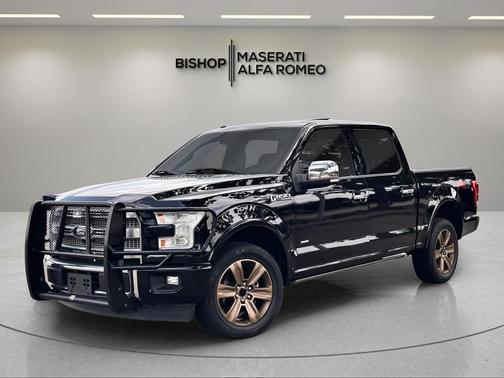 Shadow Black 2017 Ford F-150 Platinum