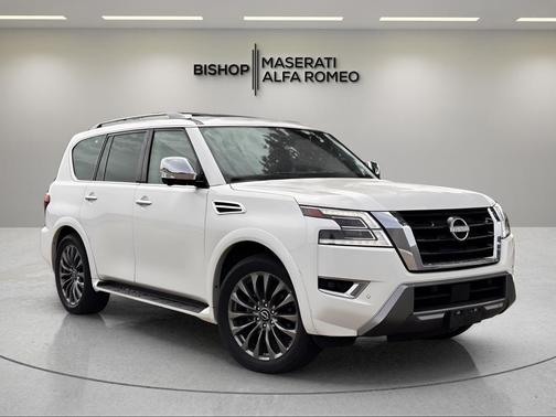 Aspen White 2023 Nissan Armada Platinum