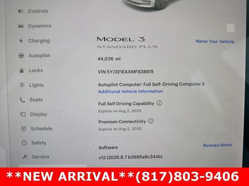 2021 Tesla Model 3 Standard Range Plus