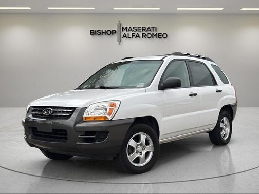 Clear White 2007 Kia Sportage LX