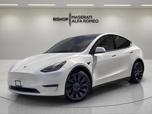 White 2022 Tesla Model Y Performance