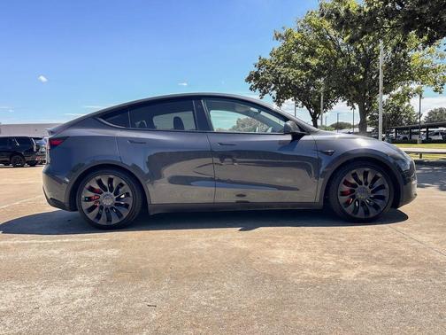 Gray 2024 Tesla Model Y Performance