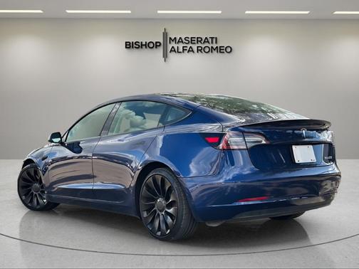 Blue 2023 Tesla Model 3 Performance