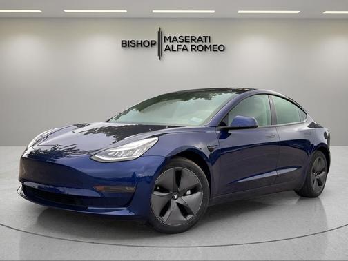 Deep Blue Metallic 2019 Tesla Model 3 Mid Range