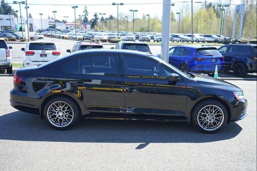 Black 2017 Volkswagen Jetta 1.4T S