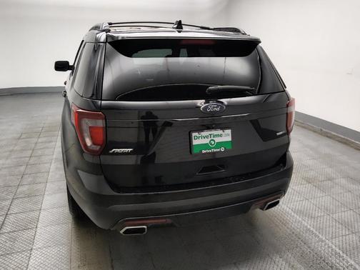 White Platinum Metallic Tri-Coat 2017 Ford Explorer sport