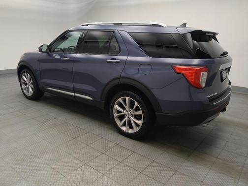 Infinite Blue Metallic Tinted Clearcoat 2021 Ford Explorer Platinum