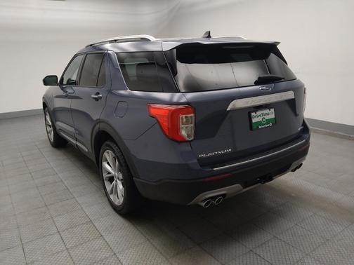 Infinite Blue Metallic Tinted Clearcoat 2021 Ford Explorer Platinum