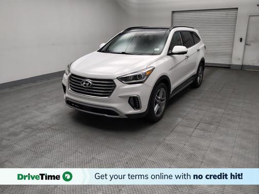 Monaco White 2017 Hyundai SANTA FE Limited Ultimate