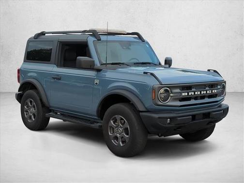 Azure Gray Metallic Tri-Coat 2024 Ford Bronco Big Bend