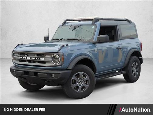 Azure Gray Metallic Tri-Coat 2024 Ford Bronco Big Bend