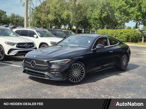 Obsidian Black Metallic 2026 Mercedes-Benz CLE 300 4MATIC Coupe