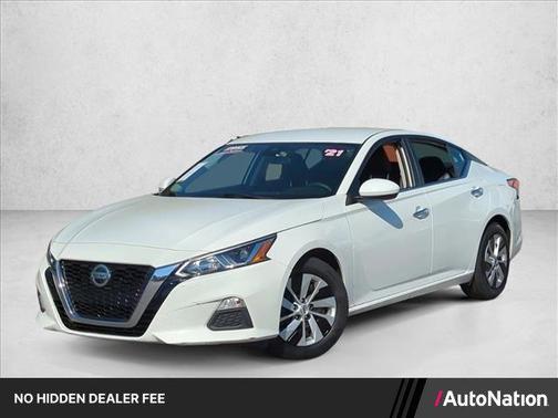 Glacier White 2021 Nissan Altima S FWD