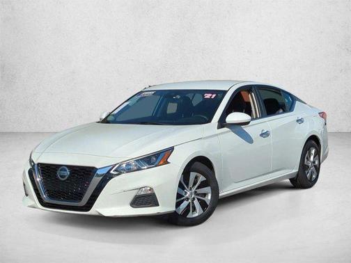 Glacier White 2021 Nissan Altima S FWD