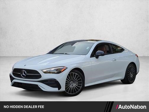 Polar White 2026 Mercedes-Benz CLE 300 4MATIC Coupe