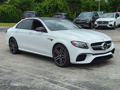 Polar White 2019 Mercedes-Benz AMG E 63 S 4MATIC