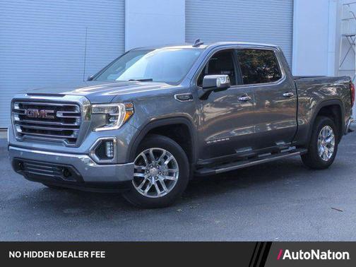 Satin Steel Metallic 2021 GMC Sierra 1500 SLT
