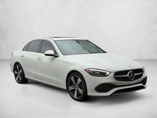 Polar White 2022 Mercedes-Benz C-Class Sedan