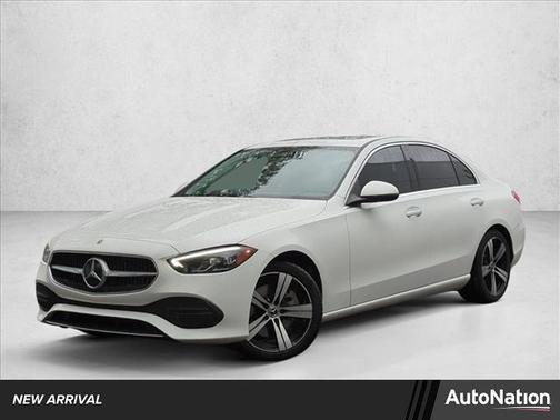 Polar White 2022 Mercedes-Benz C-Class Sedan