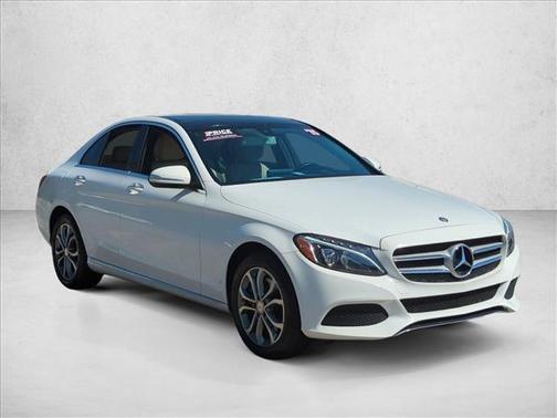 Polar White 2015 Mercedes-Benz C-Class C 300 4MATIC Luxury