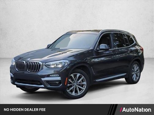 Dark Graphite Metallic 2019 BMW X3 sDrive30i