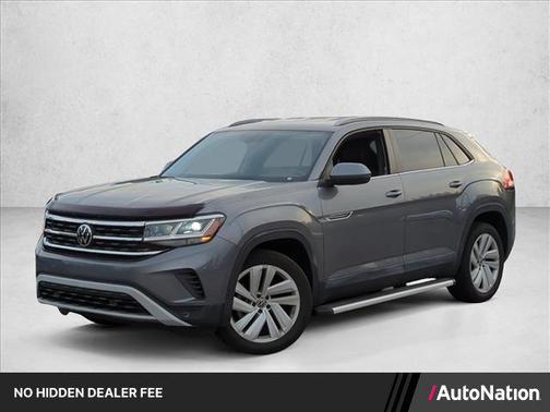 Pure Gray 2021 Volkswagen Atlas Cross Sport 2.0T SE w/Technology