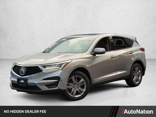 Lunar Silver Metallic 2019 Acura RDX Advance Package