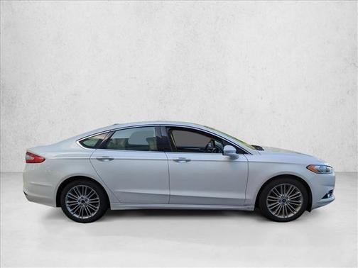 White Platinum Metallic Tri-Coat 2015 Ford Fusion SE