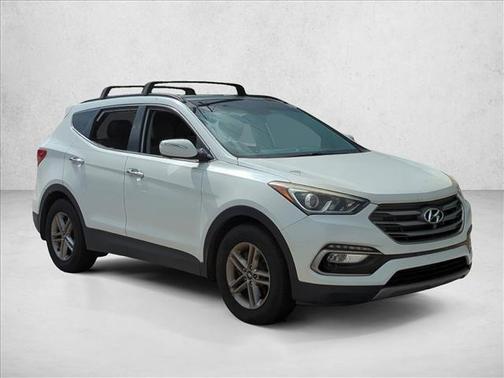 Pearl White 2018 Hyundai Santa Fe Sport 2.4L