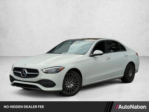 Polar White 2023 Mercedes-Benz C-Class Sedan
