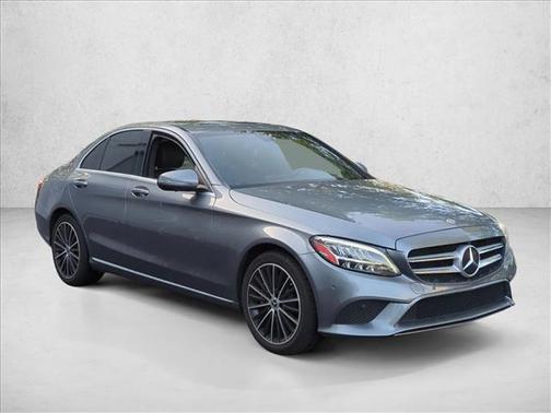 Silver/Gray 2021 Mercedes-Benz C-Class Sedan