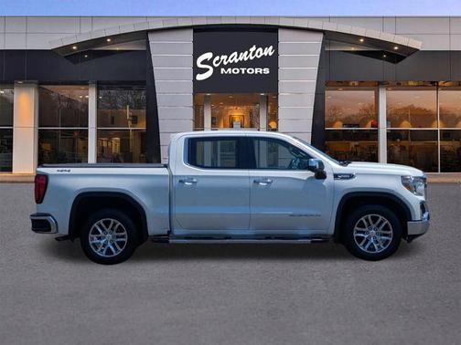White Frost Tricoat 2020 GMC Sierra 1500 SLT