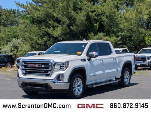 White Frost Tricoat 2020 GMC Sierra 1500 SLT