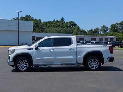 White Frost Tricoat 2020 GMC Sierra 1500 SLT