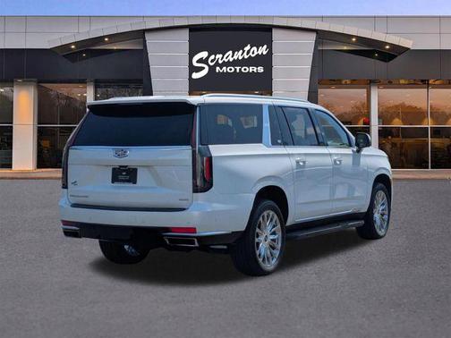 Crystal White Tricoat 2023 Cadillac Escalade ESV Premium Luxury