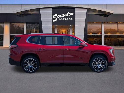 Volcanic Red Tintcoat 2026 GMC Acadia Denali